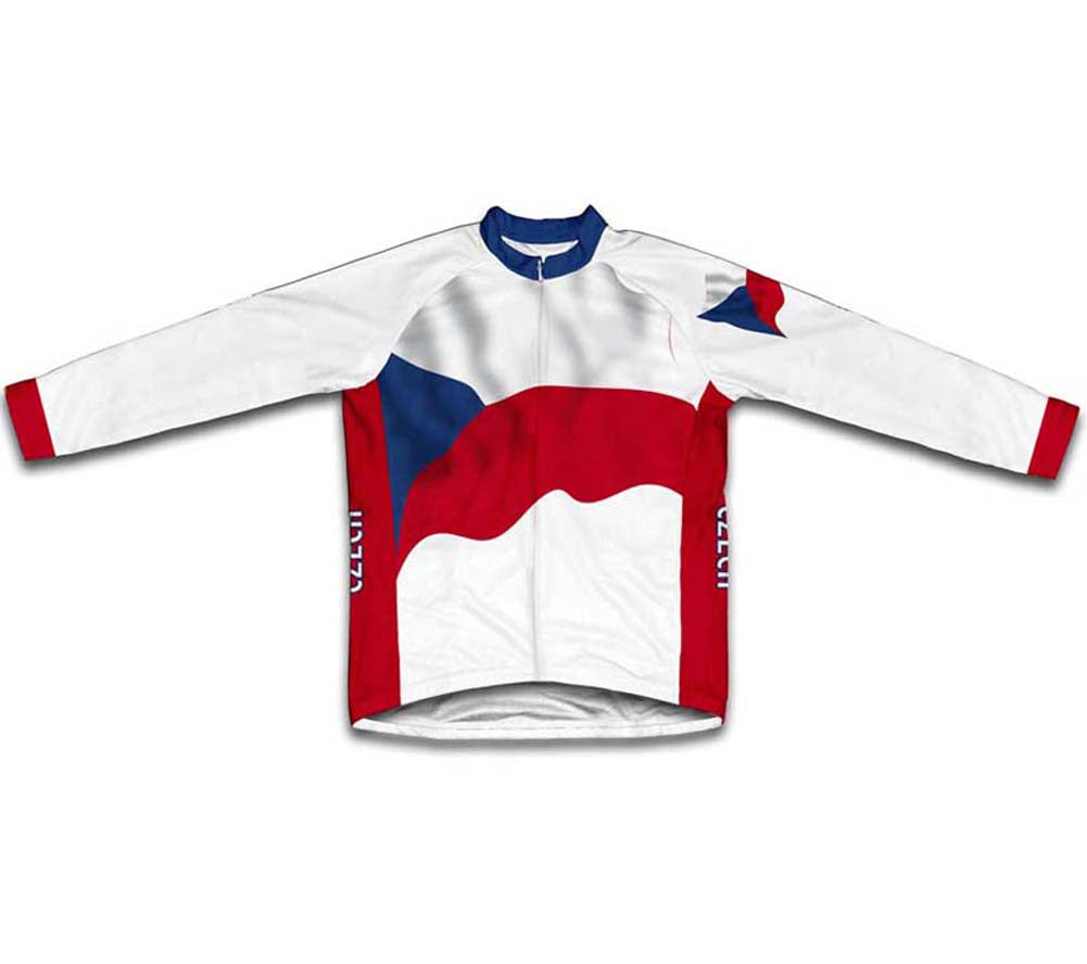 Czech Republic Flag Cycling Jersey for Men and Women