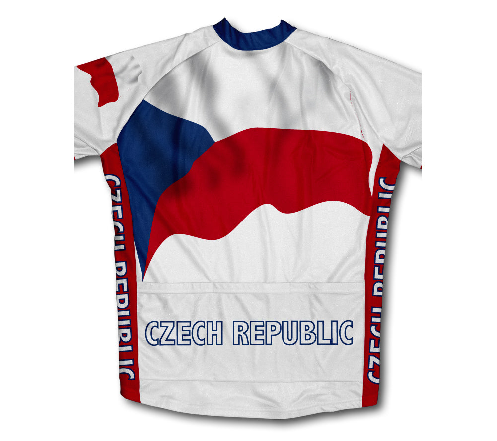 Czech Republic Flag Cycling Jersey for Men and Women