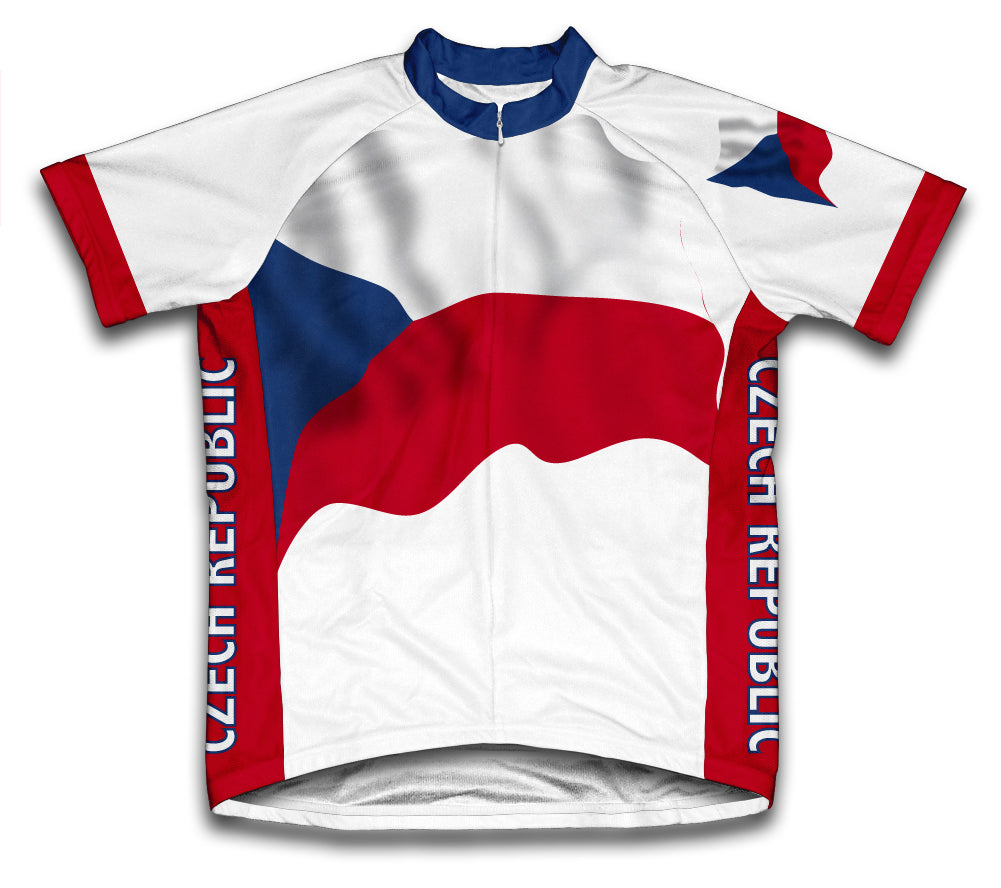 Czech Republic Flag Cycling Jersey for Men and Women