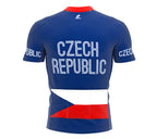 Czech Republic  Full Zipper Bike Short Sleeve Cycling Jersey