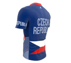 Czech Republic  Full Zipper Bike Short Sleeve Cycling Jersey