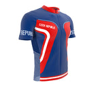 Czech Republic  Full Zipper Bike Short Sleeve Cycling Jersey