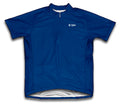 Dark Blue Short Sleeve Cycling Jersey for Men and Women