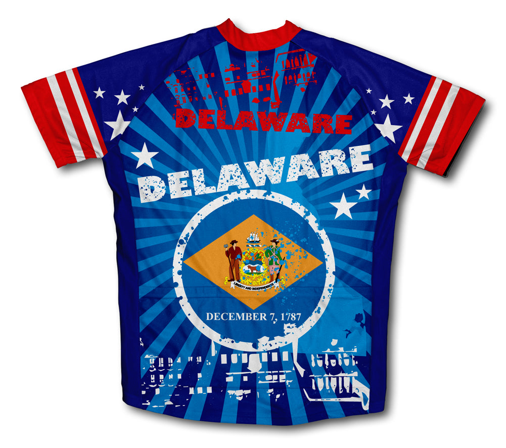 Delaware Short Sleeve Cycling Jersey for Men and Women