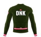 ScudoPro Pro Thermal Long Sleeve Cycling Jersey Country CODE Denmark Green | Men and Women
