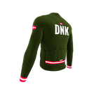 ScudoPro Pro Thermal Long Sleeve Cycling Jersey Country CODE Denmark Green | Men and Women