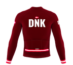 ScudoPro Pro Thermal Long Sleeve Cycling Jersey Country CODE Denmark Vine | Men and Women