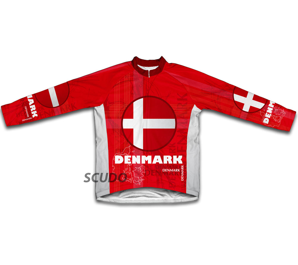 Denmark Short Sleeve Cycling Jersey for Men and Women