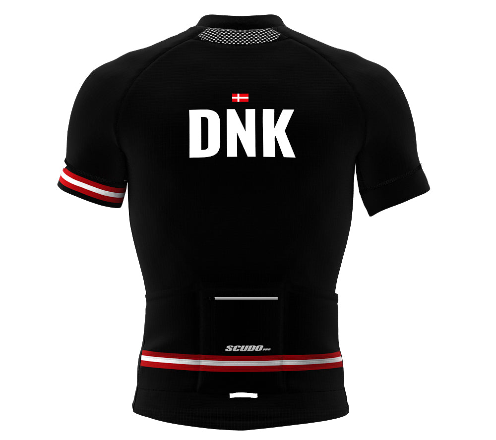 Denmark Black CODE Short Sleeve Cycling PRO Jersey for Men and Women