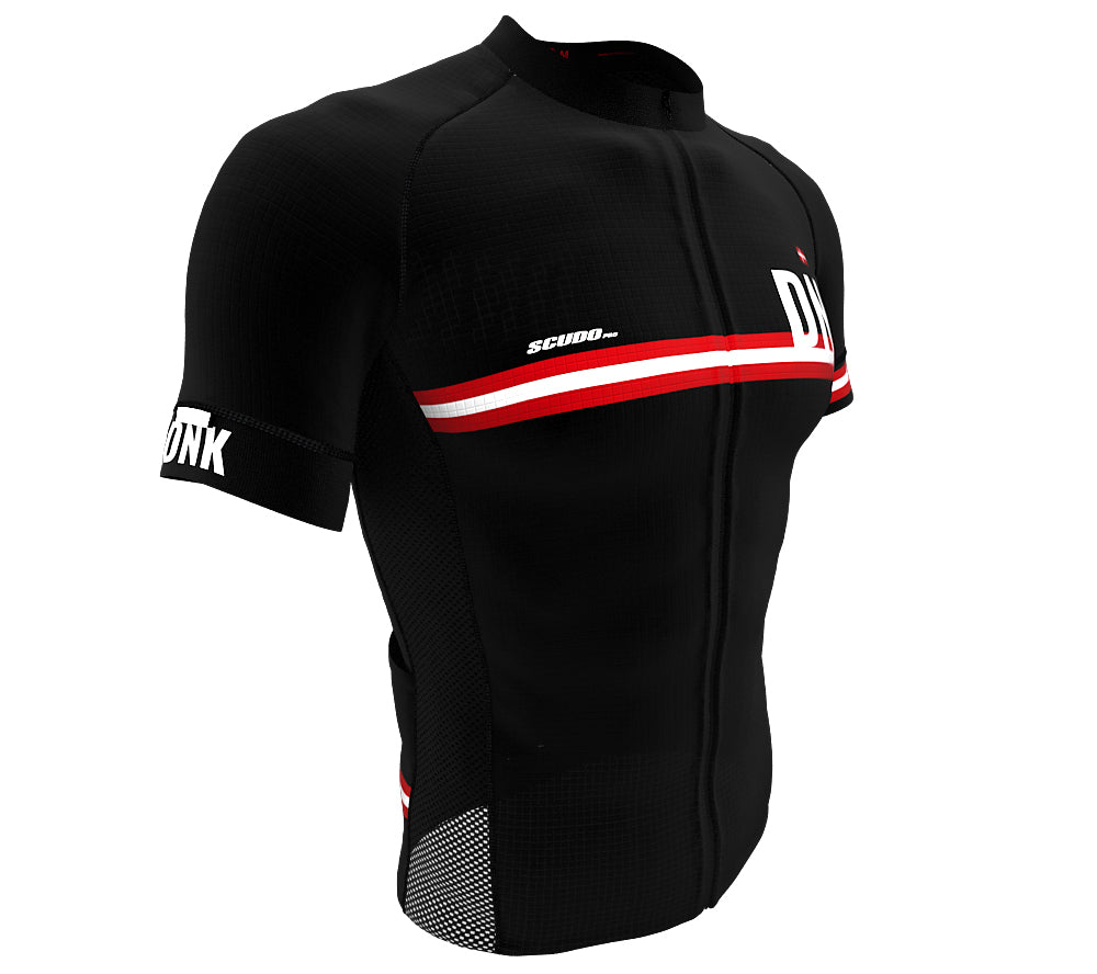 Denmark Black CODE Short Sleeve Cycling PRO Jersey for Men and Women