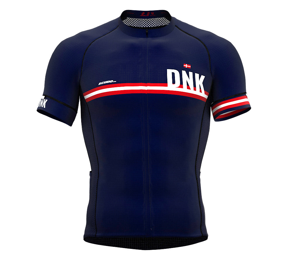Denmark Blue CODE Short Sleeve Cycling PRO Jersey for Men and WomenDenmark Blue CODE Short Sleeve Cycling PRO Jersey for Men and Women