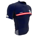 Denmark Blue CODE Short Sleeve Cycling PRO Jersey for Men and Women