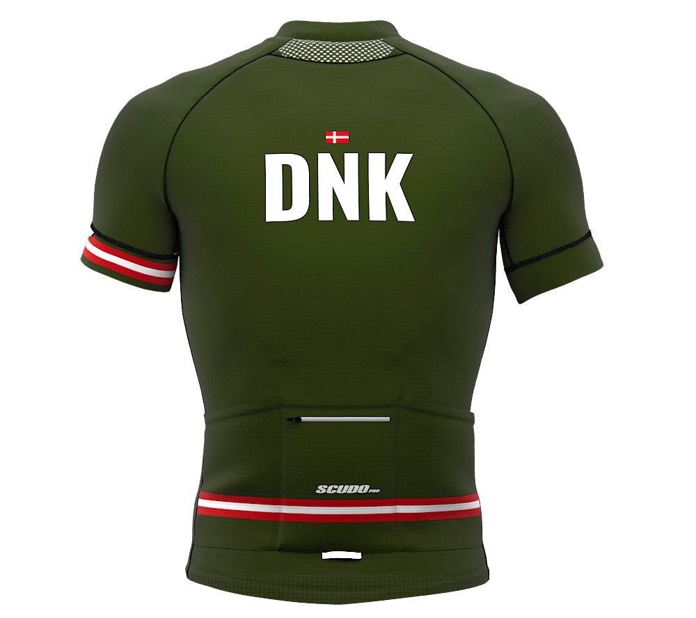 Denmark Green CODE Short Sleeve Cycling PRO Jersey for Men and Women