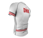 Denmark White CODE Short Sleeve Cycling PRO Jersey for Men and Women