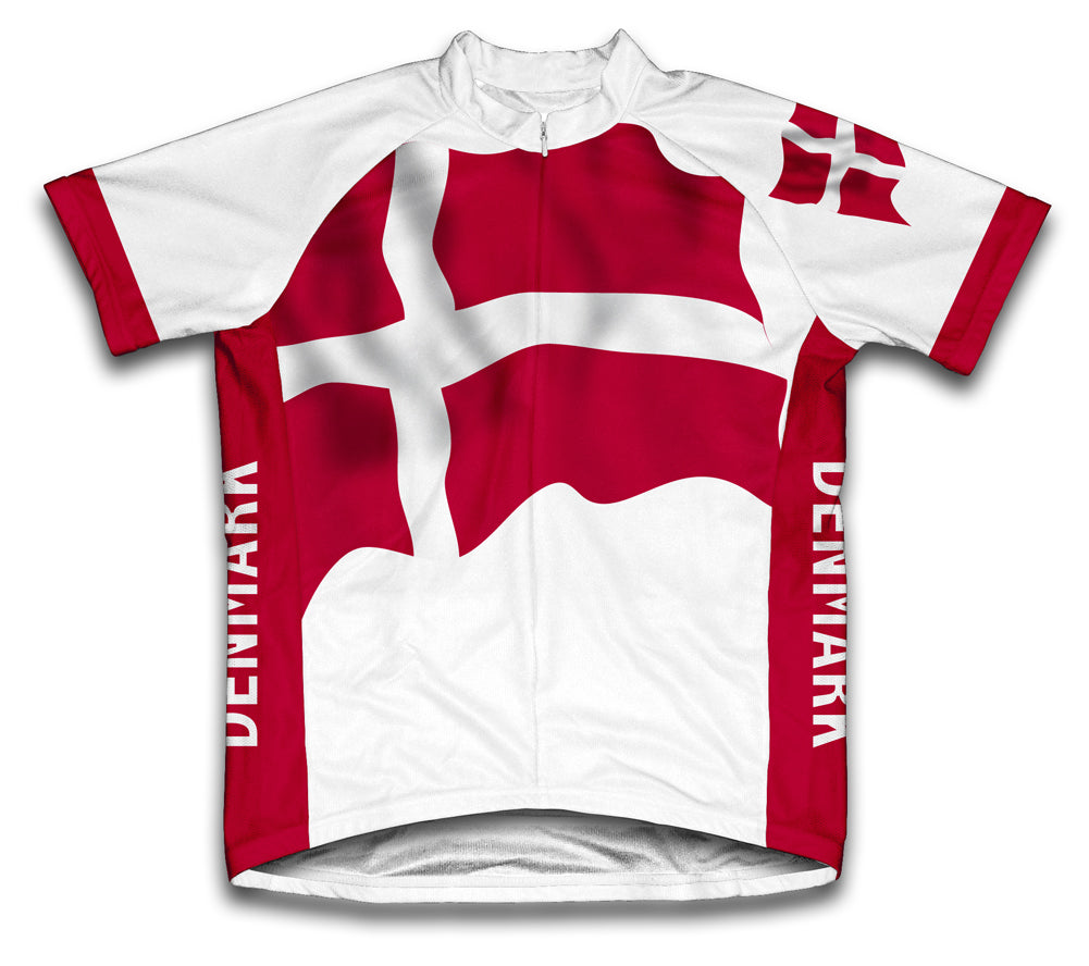 Denmark Flag Cycling Jersey for Men and Women