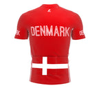 Denmark  Full Zipper Bike Short Sleeve Cycling Jersey