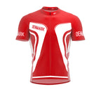 Denmark  Full Zipper Bike Short Sleeve Cycling Jersey