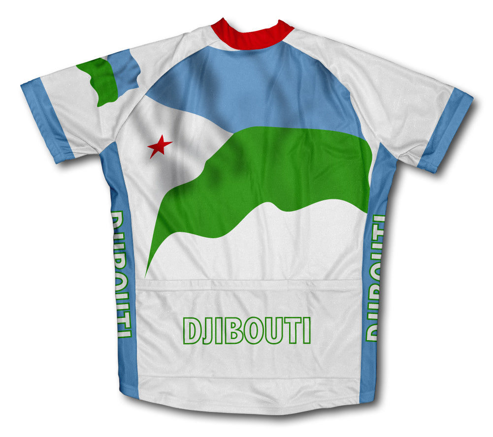 Djibouti Flag Cycling Jersey for Men and Women
