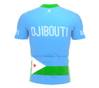 Djibouti  Full Zipper Bike Short Sleeve Cycling Jersey