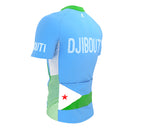 Djibouti  Full Zipper Bike Short Sleeve Cycling Jersey