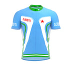 Djibouti  Full Zipper Bike Short Sleeve Cycling Jersey