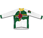 Dominica Flag Cycling Jersey for Men and Women