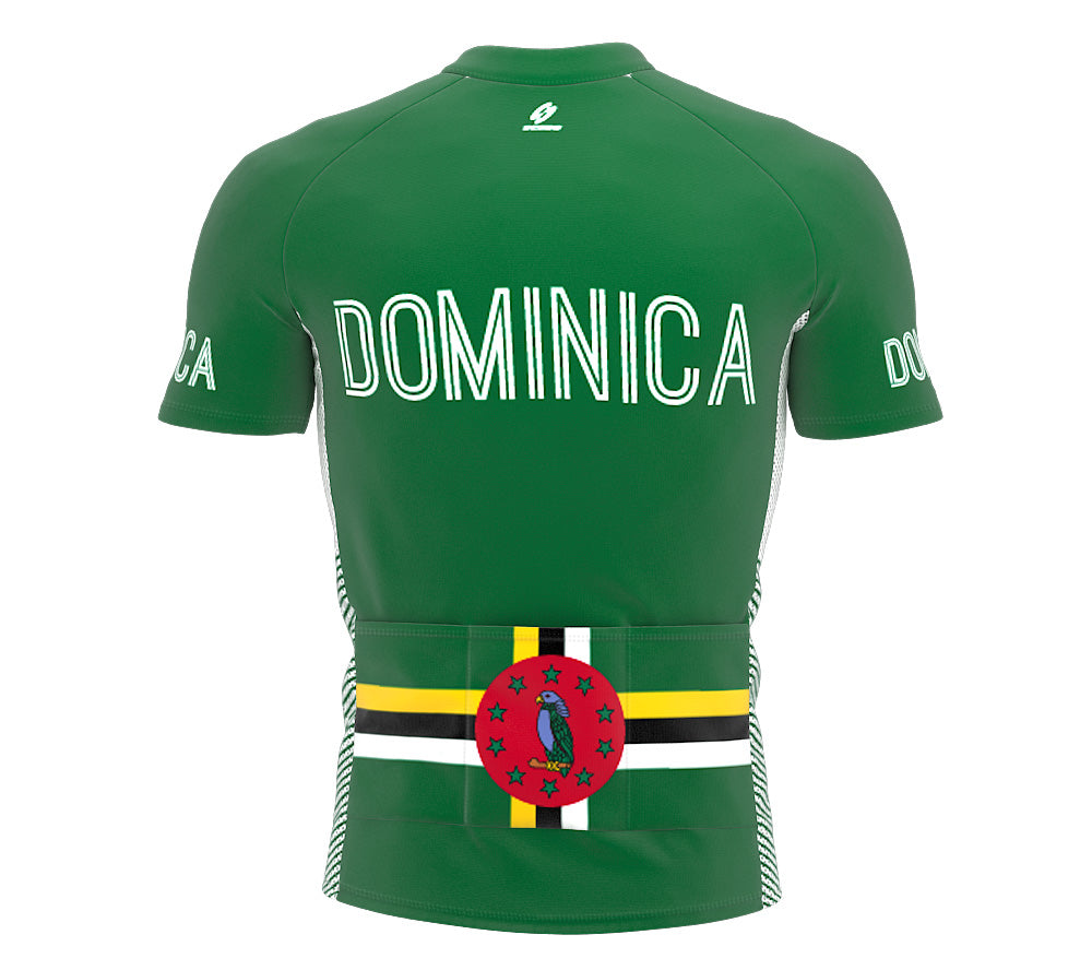 Dominica  Full Zipper Bike Short Sleeve Cycling Jersey