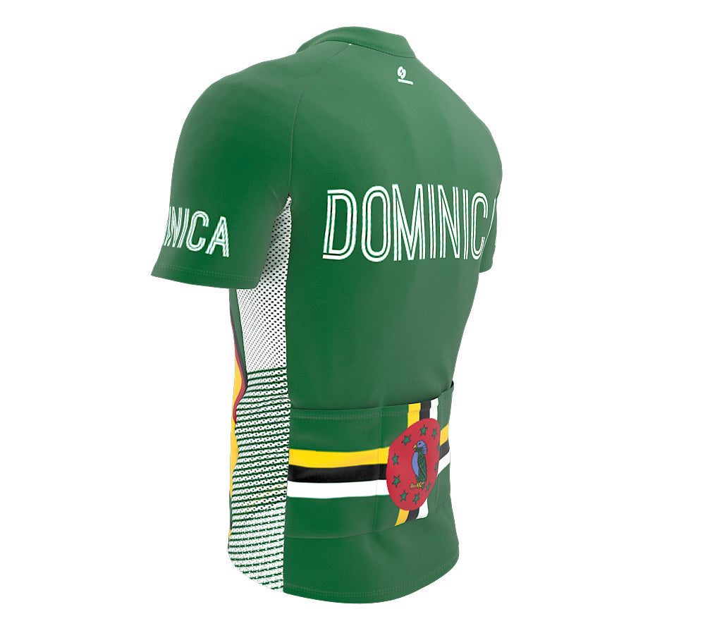 Dominica  Full Zipper Bike Short Sleeve Cycling Jersey