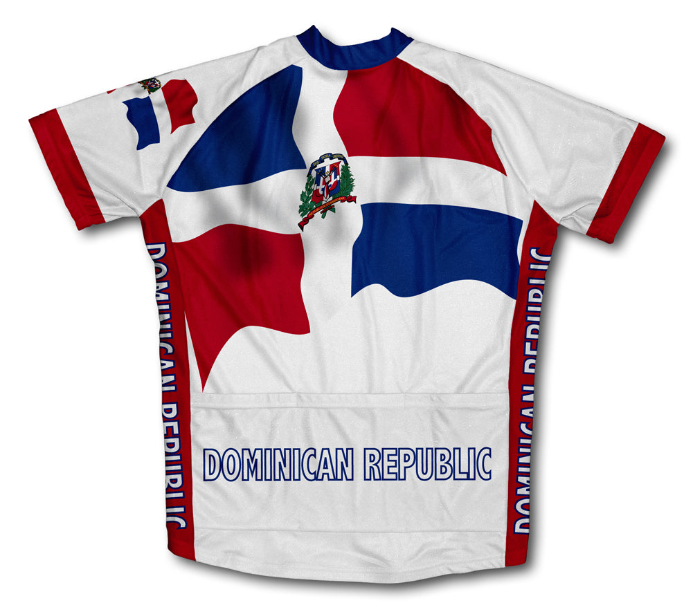 Dominican Republic Flag Cycling Jersey for Men and Women