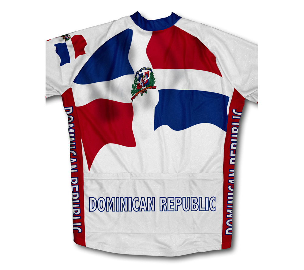 Dominican Republic Flag Cycling Jersey for Men and Women