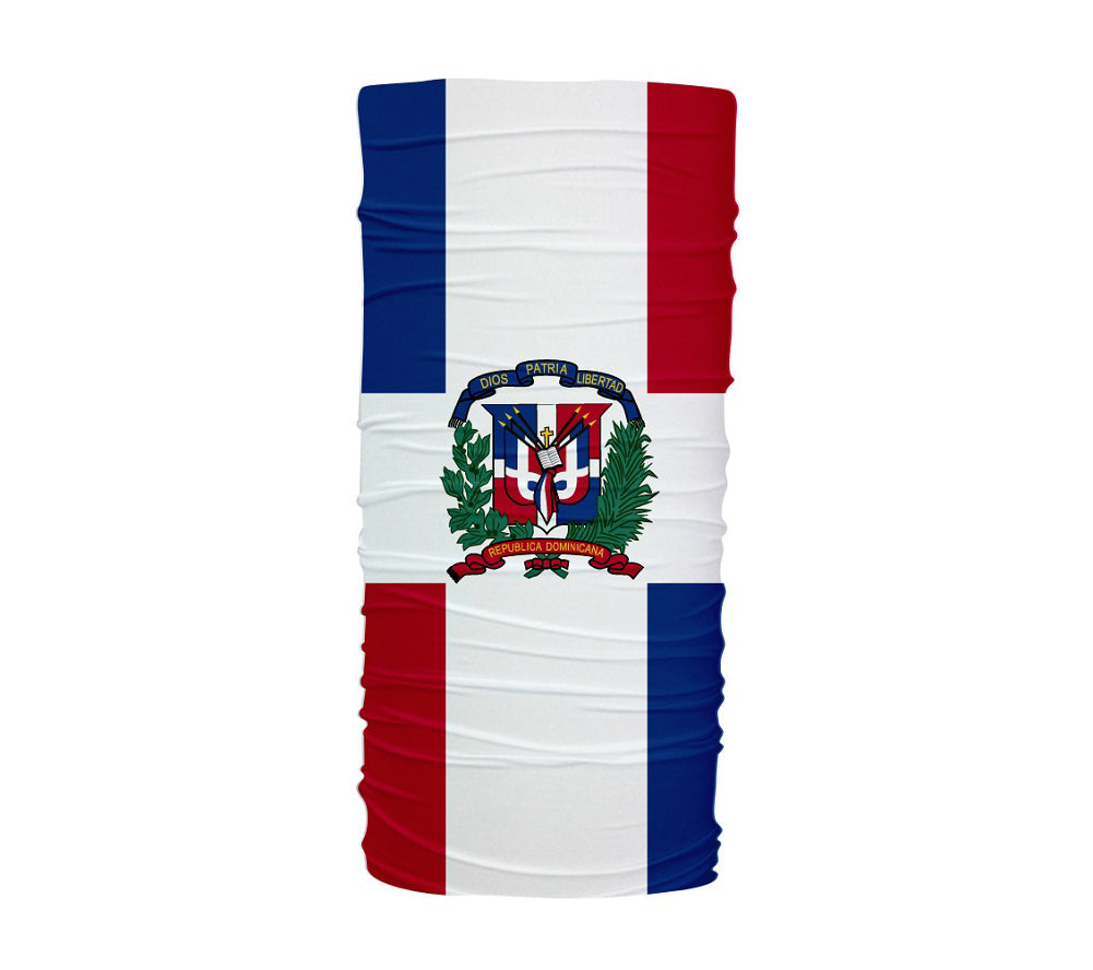 Dominican Republic Flag Multifunctional UV Protection Headband