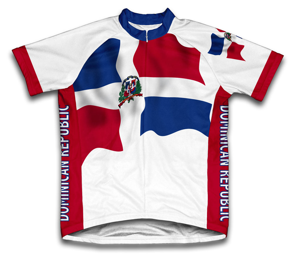 Dominican Republic Flag Cycling Jersey for Men and Women