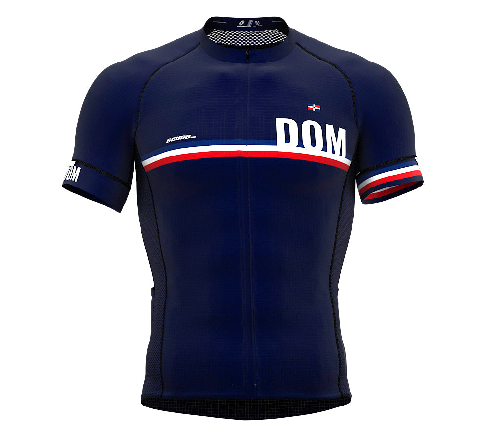 Dominican Republic Blue CODE Short Sleeve Cycling PRO Jersey for Men and WomenDominican Republic Blue CODE Short Sleeve Cycling PRO Jersey for Men and Women