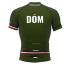 Dominican Republic Green CODE Short Sleeve Cycling PRO Jersey for Men and Women