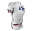 Dominican Republic White CODE Short Sleeve Cycling PRO Jersey for Men and Women