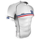 Dominican Republic White CODE Short Sleeve Cycling PRO Jersey for Men and Women