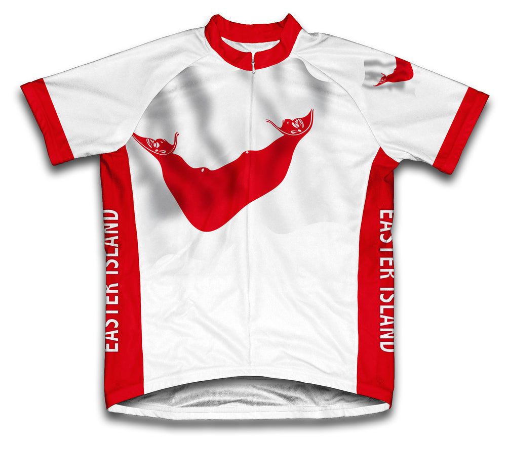Easter Island Flag Cycling Jersey for Men and Women