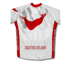 Easter Island Flag Cycling Jersey for Men and Women
