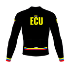 ScudoPro Pro Thermal Long Sleeve Cycling Jersey Country CODE Ecuador Black | Men and Women