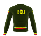 ScudoPro Pro Thermal Long Sleeve Cycling Jersey Country CODE Ecuador Green | Men and Women