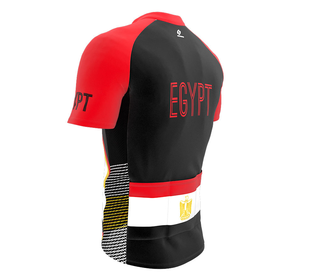 Egypt  Full Zipper Bike Short Sleeve Cycling Jersey