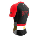 Egypt  Full Zipper Bike Short Sleeve Cycling Jersey