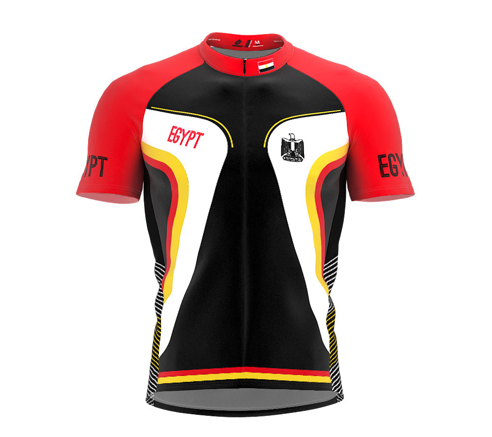Egypt  Full Zipper Bike Short Sleeve Cycling Jersey