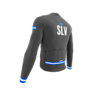 ScudoPro Pro Thermal Long Sleeve Cycling Jersey Country CODE El Salvador Gray | Men and Women