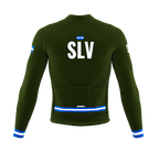 ScudoPro Pro Thermal Long Sleeve Cycling Jersey Country CODE El Salvador Green | Men and Women