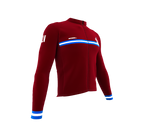 ScudoPro Pro Thermal Long Sleeve Cycling Jersey Country CODE El Salvador Vine | Men and Women