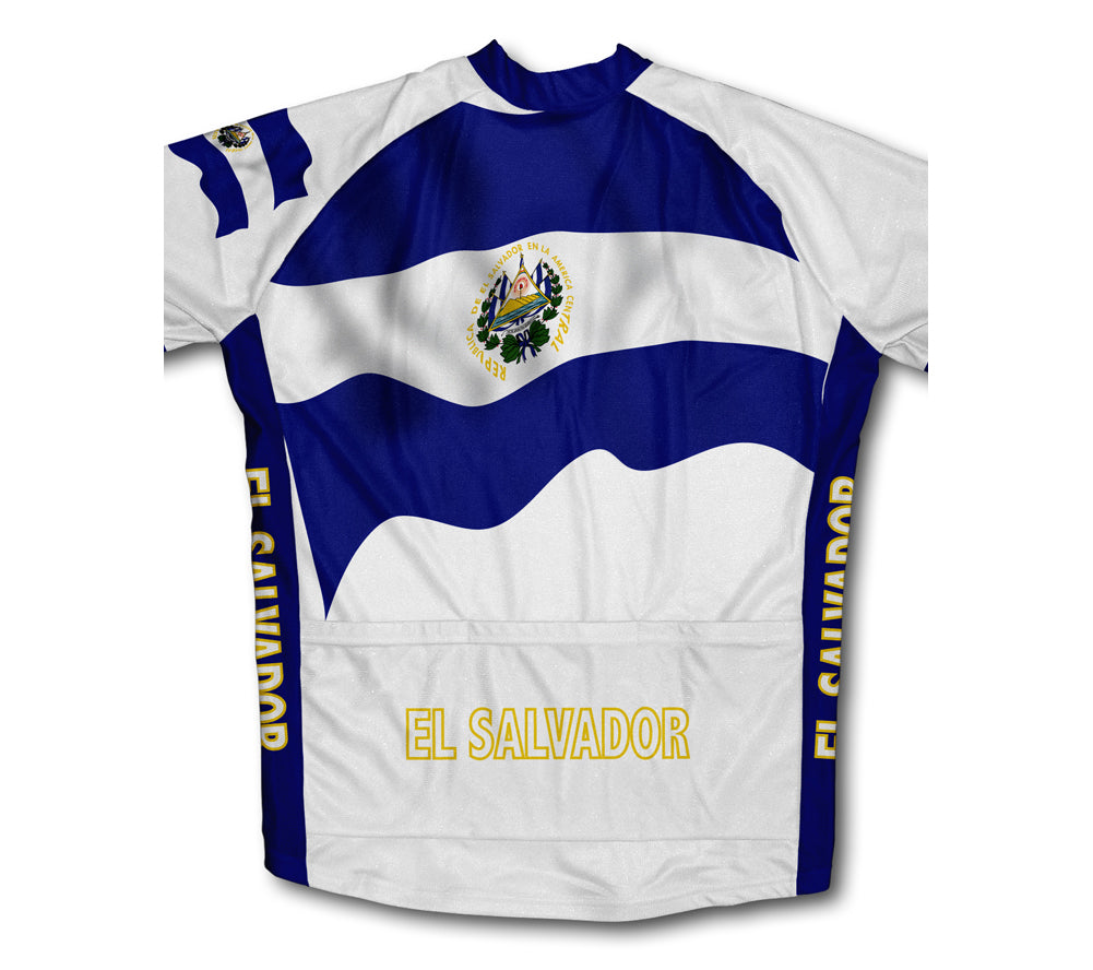 El Salvador Flag Cycling Jersey for Men and Women