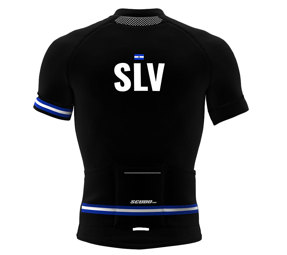 El Salvador Black CODE Short Sleeve Cycling PRO Jersey for Men and Women