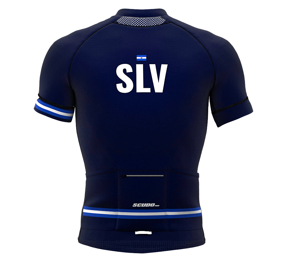 El Salvador Blue CODE Short Sleeve Cycling PRO Jersey for Men and Women