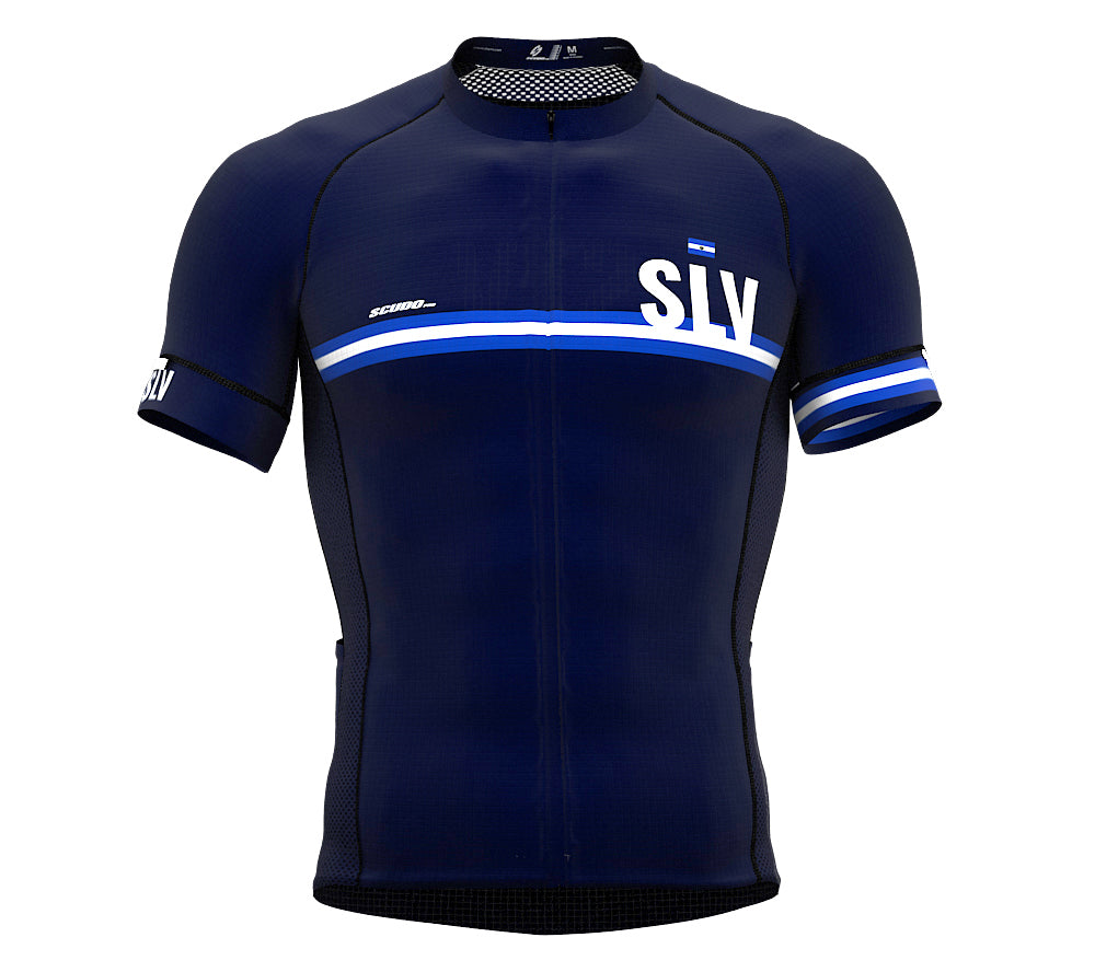 El Salvador Blue CODE Short Sleeve Cycling PRO Jersey for Men and WomenEl Salvador Blue CODE Short Sleeve Cycling PRO Jersey for Men and Women